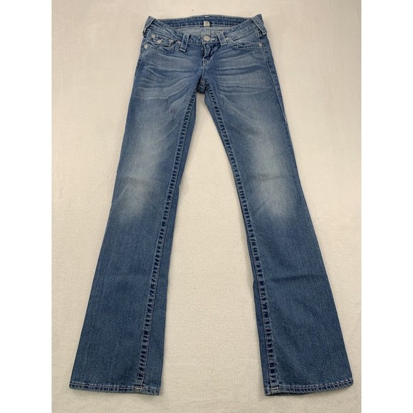 True Religion Denim - True Religion Jeans Women's 26,2 Flare Light Wash Low Rise Denim Y2K VTG